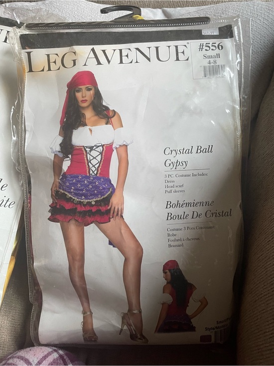 Leg Avenue Other - Leg Avenue Red, Purple, White Crystal Ball Gypsy Costume
